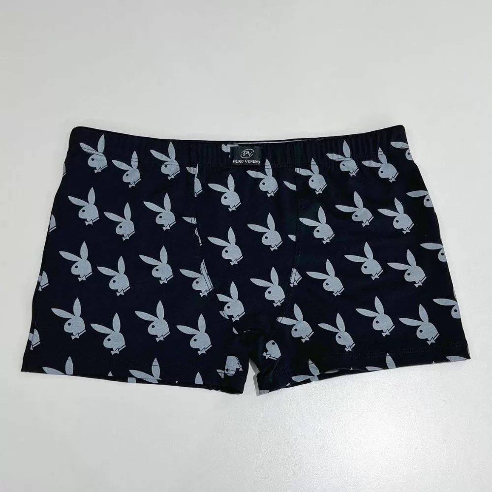 Kit Cueca Microfibra De Poliamida Estampada Puro Veneno Playboy